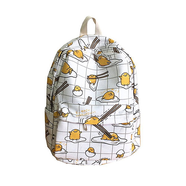 gudetama backpack hello kitty cafe Tan Western All-over Print while her signature red hair bow tops off the look gudetama | My Hello Kitty