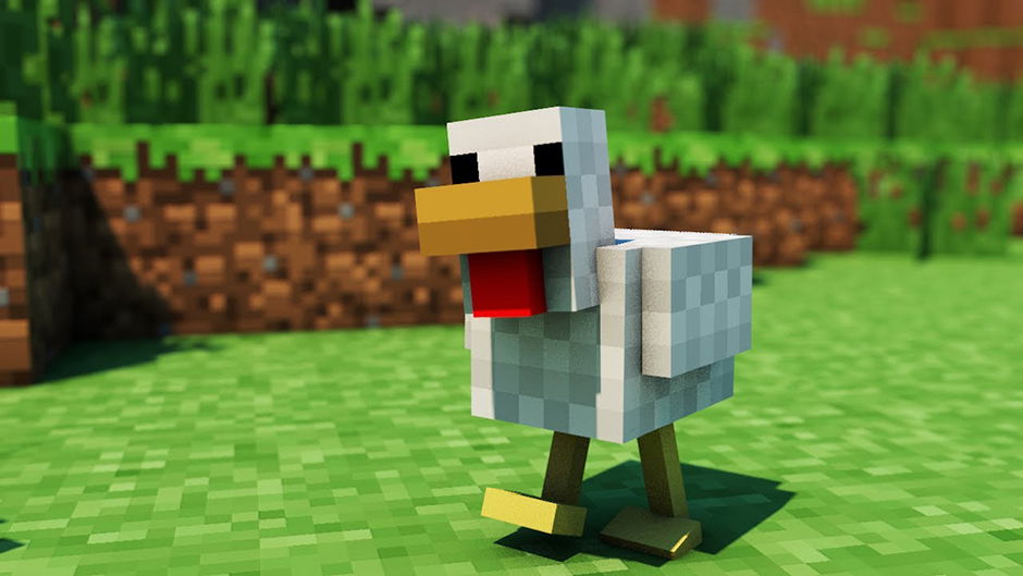 Chicken in Minecraft game