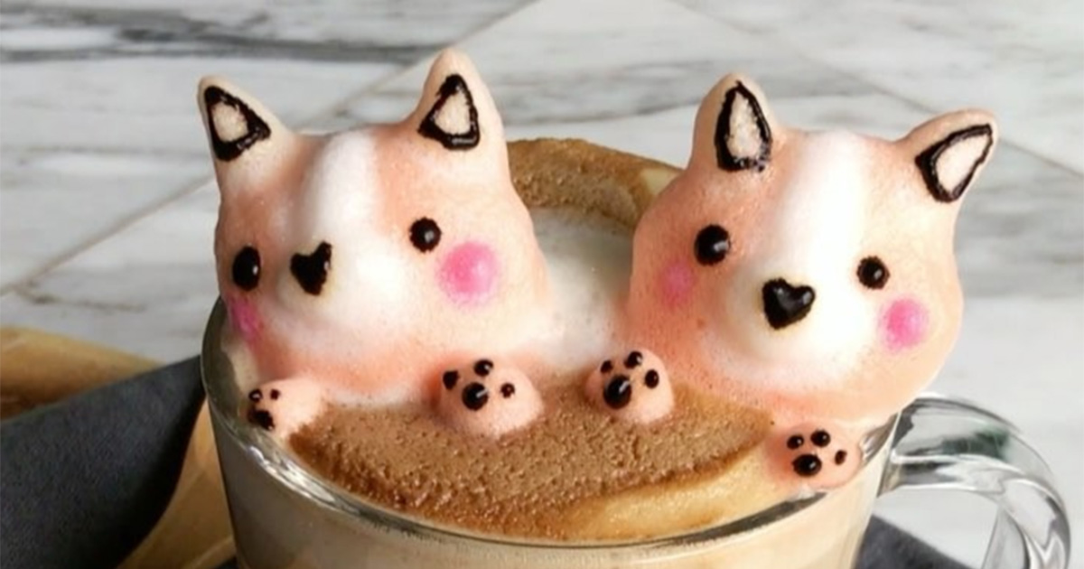 Latte Slumpy How Viral Instagram Jiggling 3D Lattes Are Made