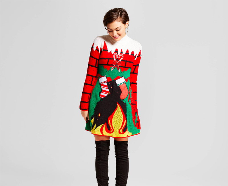 sachin and babi light blue dress Ugly Holiday Sweater You Should Wear, Based on Zodiac Sign