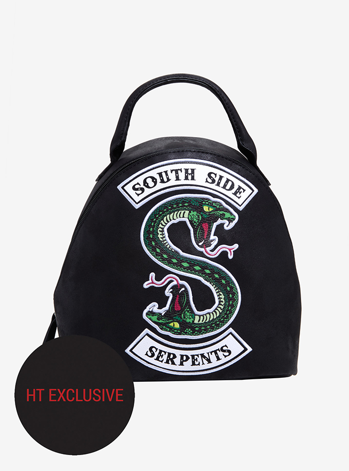Bioworld Riverdale Southside Serpents Mini Backpack Riverdale South Side Serpents Backpack Hot Topic Exclusive  main image 4