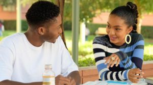GROWN-ISH - "Starboy" - Zoey makes a deal with Dean Parker to tutor the star basketball player in order to get a letter of recommendation, but her friends seem to think the relationship is something more. This episode of "grown-ish" airs Wednesday, Jan. 17 (8:00 - 8:31 p.m. EST) on Freeform. (Freeform/Tyler Golden)