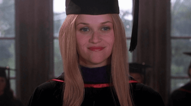 elle woods graduation dress Hidden Meaning Behind All Those Speech Clichés Print-Solid or Embellishment:PRINT- PATTERN