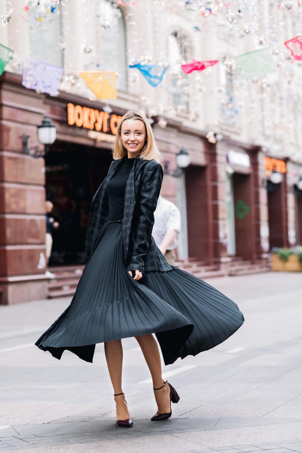 Black Outfit Quotes as Instagram Captions for Dresses & More