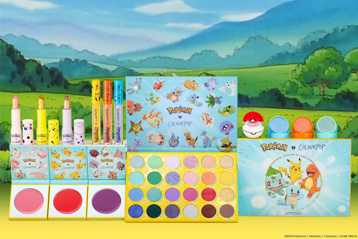ColourPop x Pokémon Collaboration Collection Overview
