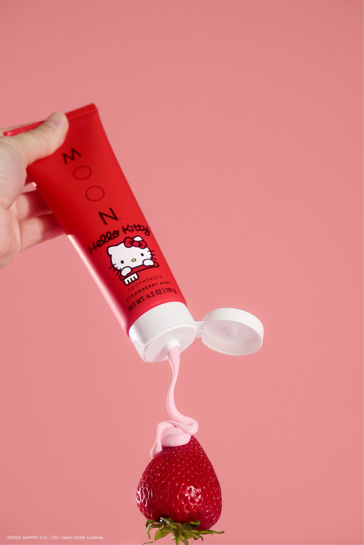 MOON x Sanrio Hello Kitty Toothpaste and Toothbrush Collab