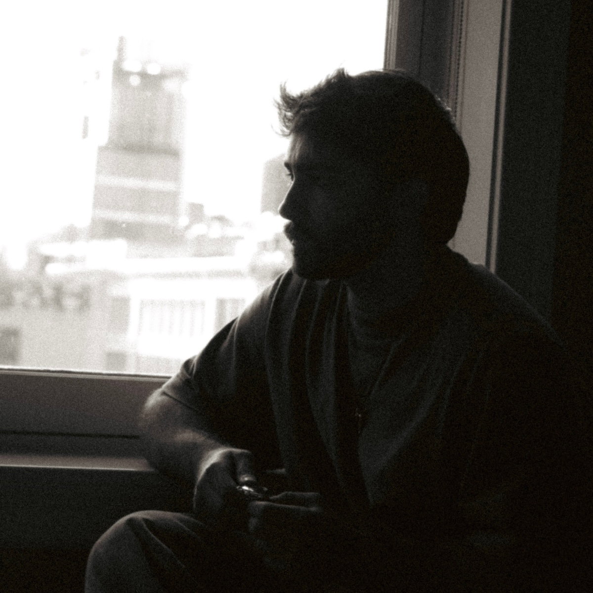 Ike Dweck in black and white